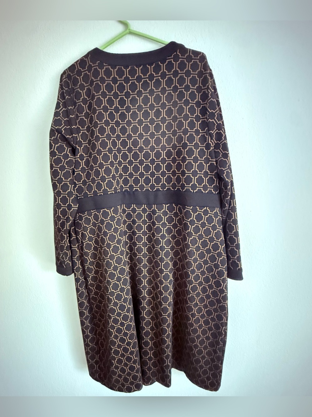Boden Black Lavinia Button Ottoman Sweater Knitted Dress - Picture 4 of 6